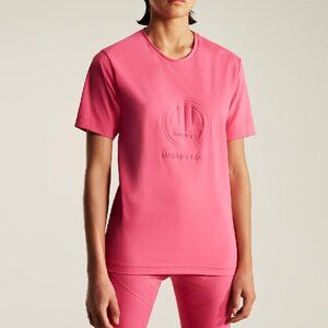 BNWT SS22 MARTINE ROSE EMBOSSED FITTED STRETCH TSHIRT P L